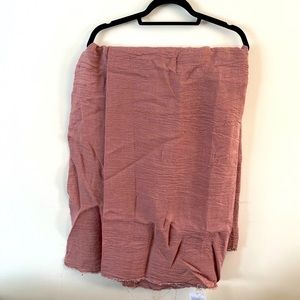 3m Rose Dusty Rose Pink Linen Gauze - Blackbird Fabrics